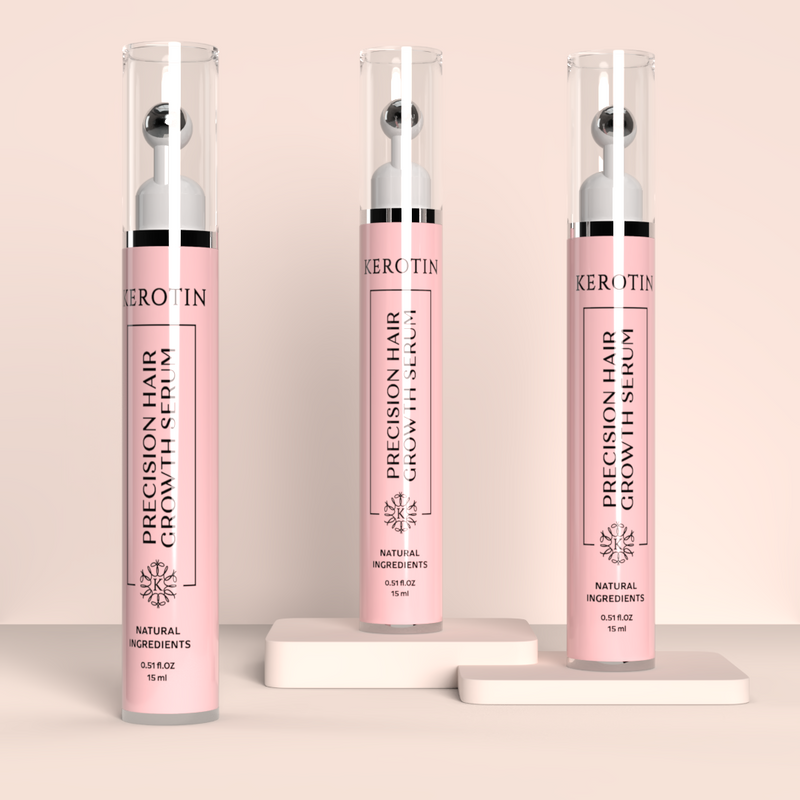 Kerotin Precision Hair Growth Serum Antique White 3 Bottles (20% OFF)