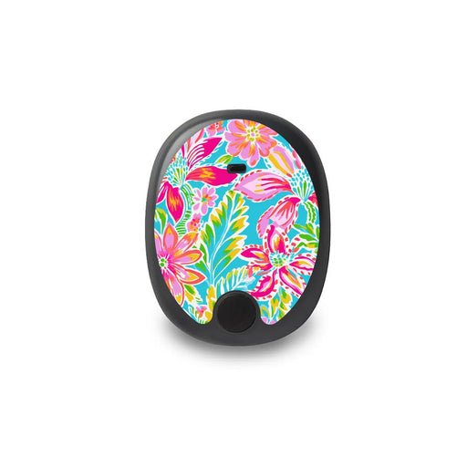 Peelz Preppy Flowers Eversense Smart Transmitter Peelz/Stickers White Smoke