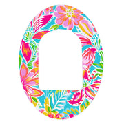 Peelz Preppy Flowers Pod Patch Tape - Pump Peelz Patch Medical Tape White Smoke 12-Pack (Set of 12 Patches),4-Pack (Set of 4 Patches),1-Single (One Patch)
