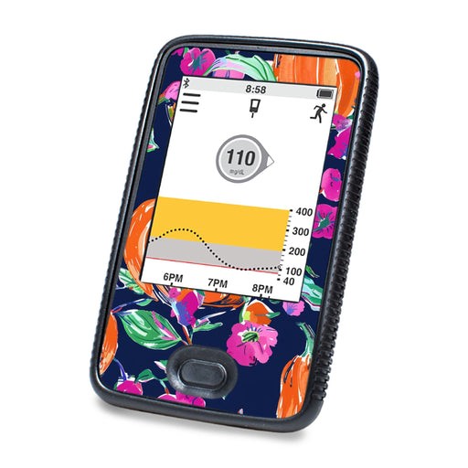 Peelz Preppy Pumpkin DEXCOM G6 Touchscreen Receiver Peelz/Stickers White Smoke