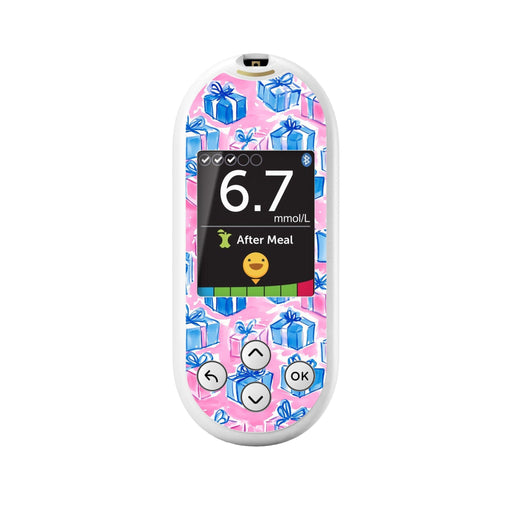 Peelz Presents Sticker for OneTouch Verio Reflect Glucometer Peelz/Stickers White Smoke
