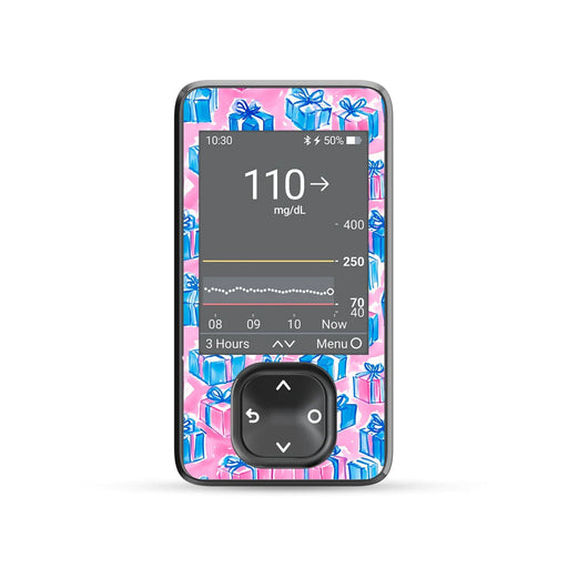Peelz Presents Sticker for the DEXCOM G7 and Stelo Transmitter Peelz/Stickers Dim Gray 4-pack (Set of 4 Stickers)
