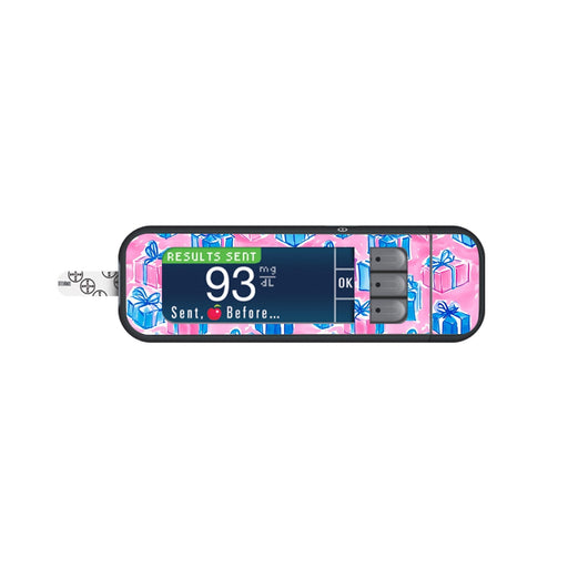 Peelz Presents Sticker for Bayer Contour Next Glucometer Peelz/Stickers White Smoke