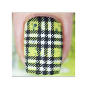 UberChic Beauty Pretty In Plaid-01 Stamping Plate Tan