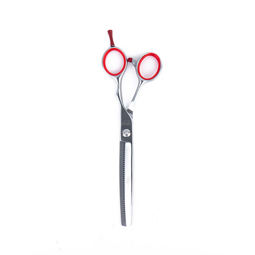 Vip Barber Supply Percu Pro Barber Cut Line Thinning Shear 6.5" Thinning Shear White Smoke