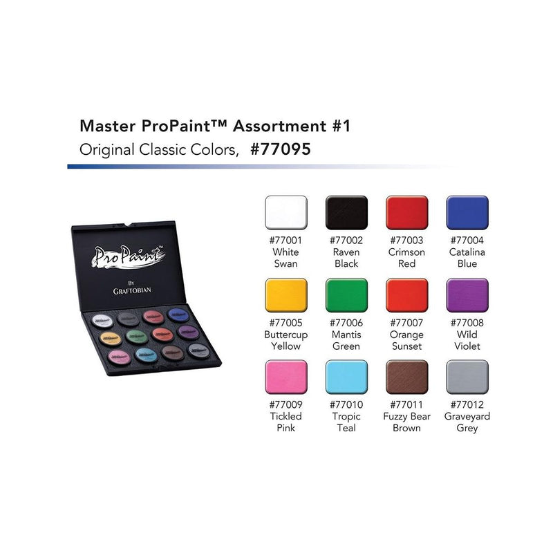 Graftobian Make-Up Company Master ProPaint™ Box 1, Classic Colors Light Pink