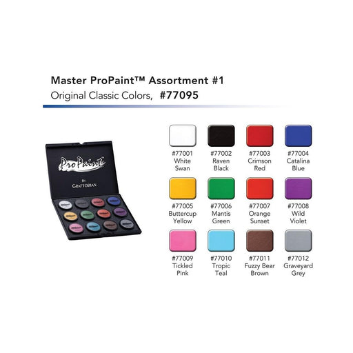 Graftobian Make-Up Company Master ProPaint™ Box 1, Classic Colors Light Pink