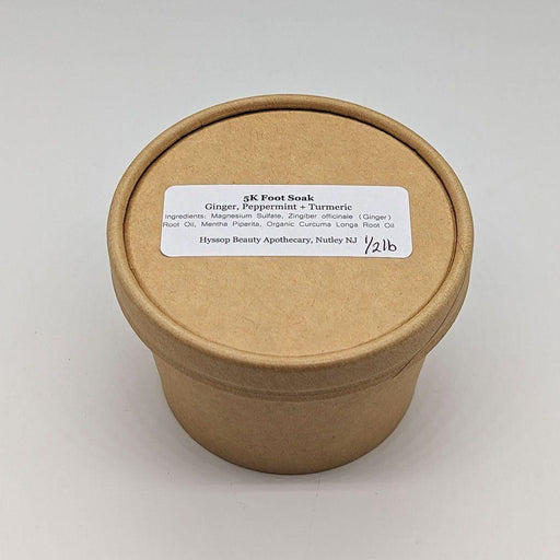 Hyssop Beauty Apothecary L.L.C. 5K Foot Soak in Compostable Container Skin Care Gray