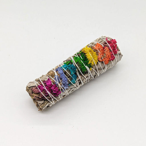 Hyssop Beauty Apothecary L.L.C. 7 Chakra White Sage Smudge Stick Incense Lavender
