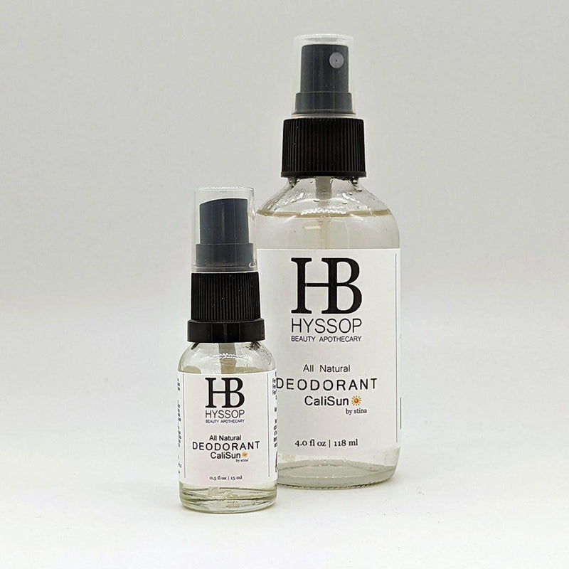 Hyssop Beauty Apothecary L.L.C. Aluminum-Free Deodorant: CaliSun by stina Travel Size Deodorant Light Gray