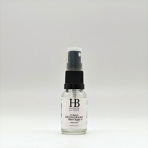 Hyssop Beauty Apothecary L.L.C. Aluminum-Free Deodorant: Warm Earth by stina Travel Size Deodorant Light Gray
