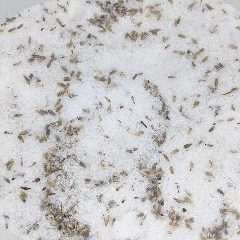 Hyssop Beauty Apothecary L.L.C. Peace Out Bath Soak/Body Scrub Bath Soak Light Gray 1/4 lb. bath soak in paper bag