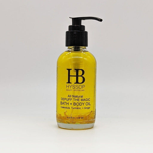 Hyssop Beauty Apothecary L.L.C. DePuff the Magic Bath + Body Oil Body Oil Light Gray