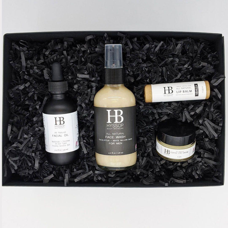 Hyssop Beauty Apothecary L.L.C. Face Time Gift Set for Him Bath & Body Gift Sets Dark Slate Gray