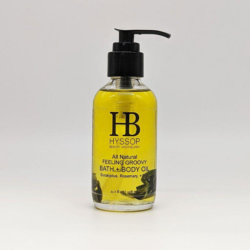 Hyssop Beauty Apothecary L.L.C. Feeling Groovy Bath + Body Oil Body Oil Light Gray