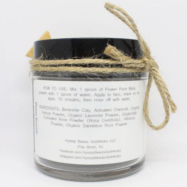 Hyssop Beauty Apothecary L.L.C. Flower Face Mask Skin Care Masks & Peels Antique White