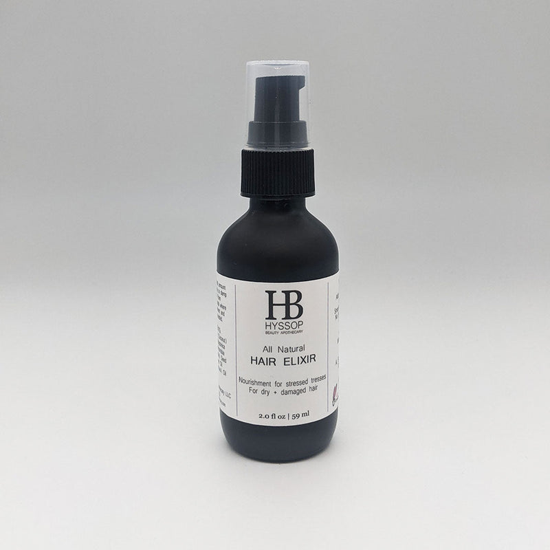 Hyssop Beauty Apothecary L.L.C. Hair Elixir for Stressed Tresses Hair Styling Products Gray