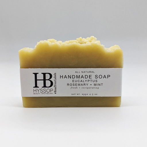 Hyssop Beauty Apothecary L.L.C. Bar Soap: Eucalyptus + Mint Bar Soap Lavender