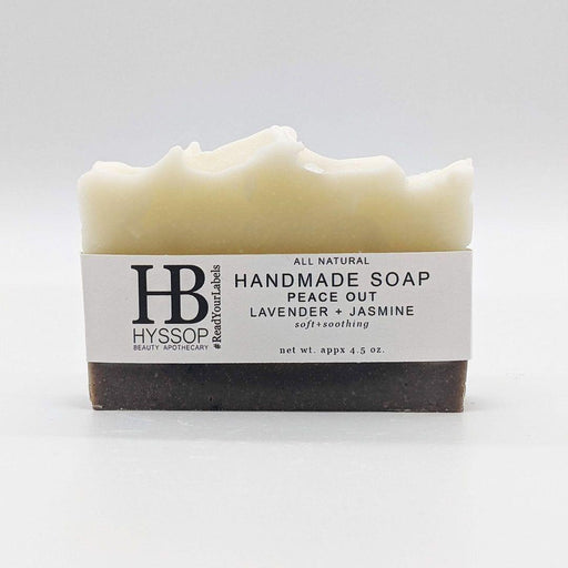 Hyssop Beauty Apothecary L.L.C. Bar Soap: Peace Out (Lavender + Jasmine) Bar Soap Light Gray