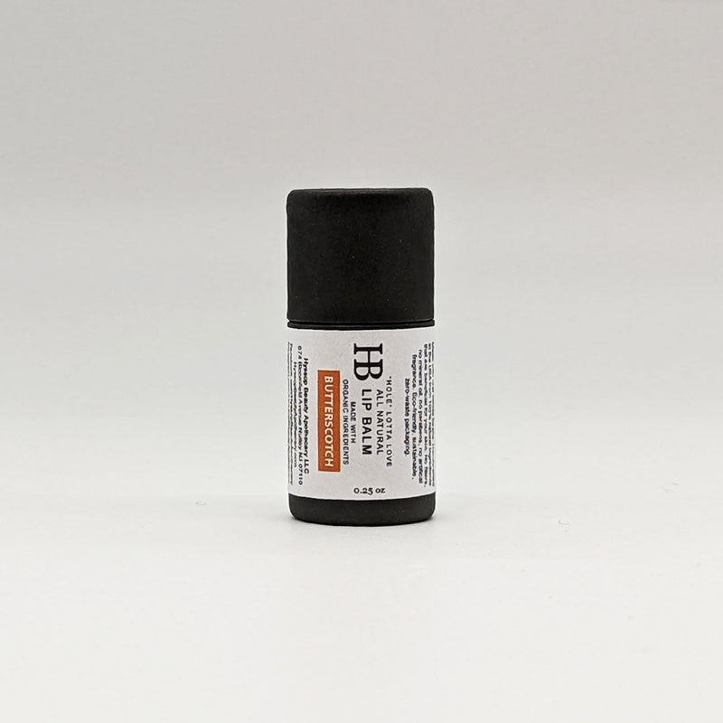 Hyssop Beauty Apothecary L.L.C. "Hole" Lotta Love Lip Balm - Butterscotch Short Lip Balms Light Gray