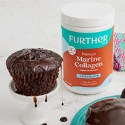 Further Food Chocolate Marine Collagen Powder Collagen Light Gray 1 Pack,2 Pack,3 Pack