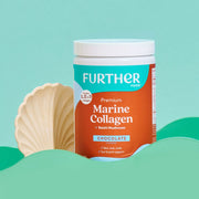 Further Food Chocolate Marine Collagen Powder Collagen Medium Aquamarine 1 Pack,2 Pack,3 Pack