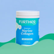Further Food Unflavored Marine Collagen Powder Collagen Light Steel Blue 1 Pack,2 Pack,3 Pack