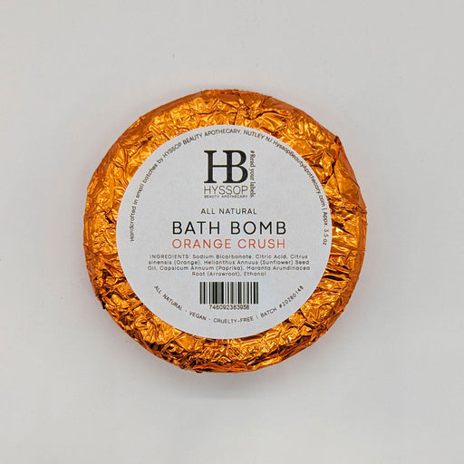 Hyssop Beauty Apothecary L.L.C. Orange Crush Bath Bomb Bath Bomb Gray