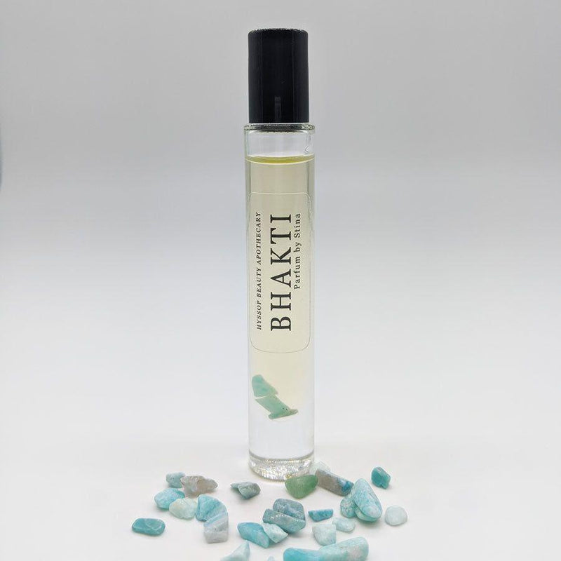 Hyssop Beauty Apothecary L.L.C. Parfum - BHAKTI by Stina 10mL Rollerball Perfume & Cologne Light Gray