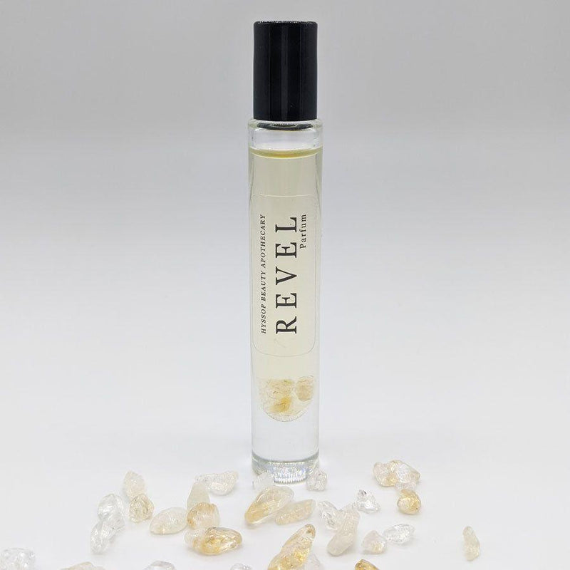 Hyssop Beauty Apothecary L.L.C. Parfum - REVEL 10mL Rollerball Perfume & Cologne Light Gray
