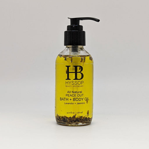 Hyssop Beauty Apothecary L.L.C. Peace Out Bath + Body Oil Body Oil Light Gray