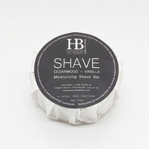 Hyssop Beauty Apothecary L.L.C. Moisturizing Shave Bar (Cedarwood + Vanilla) Shaving Cream Dark Slate Gray