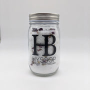 Hyssop Beauty Apothecary L.L.C. You Glow Girl! Bath Soak/Body Scrub Bath Soak Light Gray 3/4 lb. bath soak in glass mason jar,3/4 lb. body scrub in glass mason jar