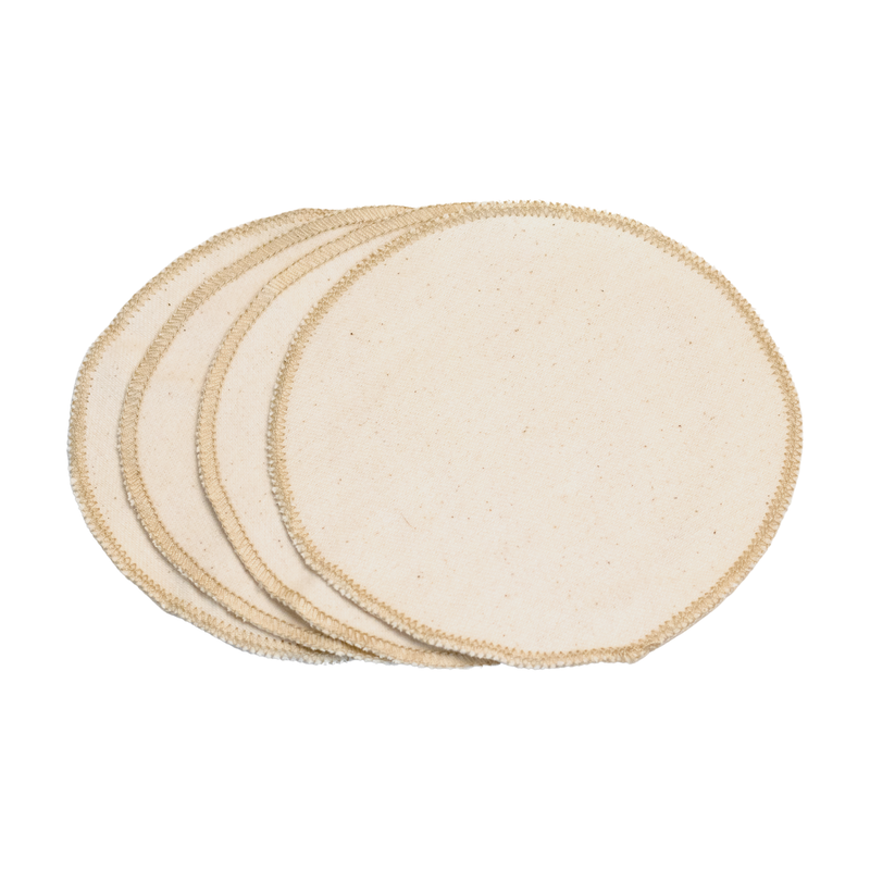 Slow North Set of 4 Reusable Facial Cloths Skin Care Bisque