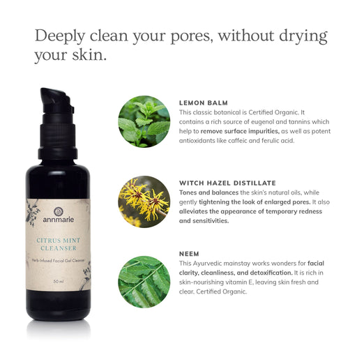 Annmarie Skin Care Citrus Mint Cleanser (50ml)- Collective HIDDEN White Smoke