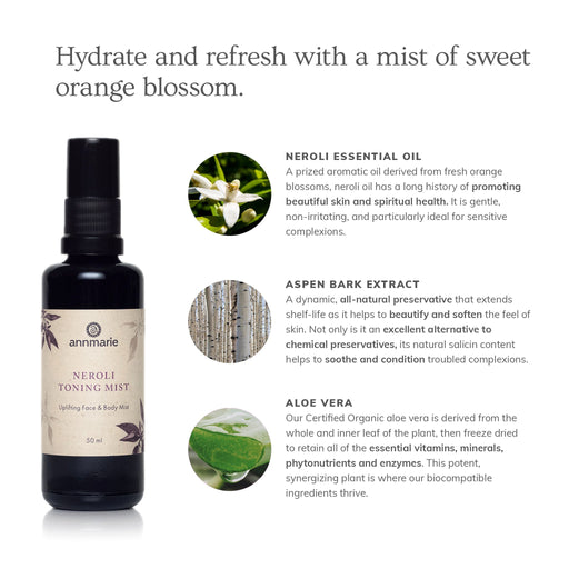 Annmarie Skin Care Neroli Toning Mist (50ml)- Collective HIDDEN White Smoke