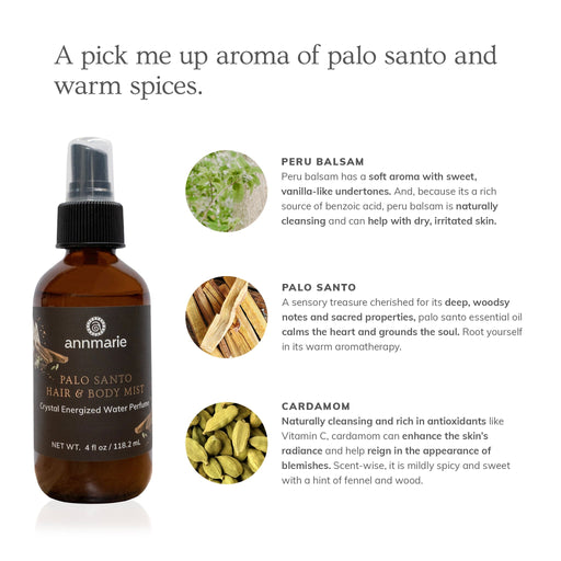 Annmarie Skin Care Palo Santo Hair & Body Mist (4oz)- Collective HIDDEN White Smoke