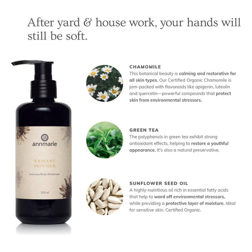 Annmarie Skin Care Radiant Skin Silk Body Lotion (200ml)- Collective HIDDEN White Smoke