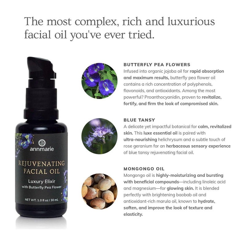 Annmarie Skin Care Rejuvenating Facial Oil (30ml)- Collective HIDDEN White Smoke
