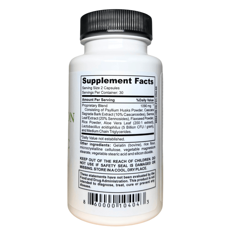 casa de sante Herbal Laxative 15 Day Colon Cleanse Low FODMAP Gut Friendly Gentle Motility Support Digestive Support Supplements White Smoke