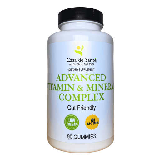 casa de sante Vitamin & Mineral Gummies | Low FODMAP & GLP-1 Daily Essential Nutrition Digestive Support Supplements Lavender