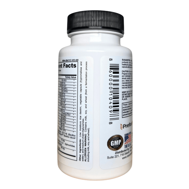 casa de sante FODMAP Digestive Enzymes + Prebiotics + Probiotics + Postbiotics Gut Friendly Low FODMAP MD PhD Formulated Digestive Support Supplements Lavender
