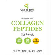 casa de sante Elemental Collagen Peptides | Low FODMAP & GLP-1 Gentle Protein for Hair, Skin & Joints Digestive Support Supplements White Smoke