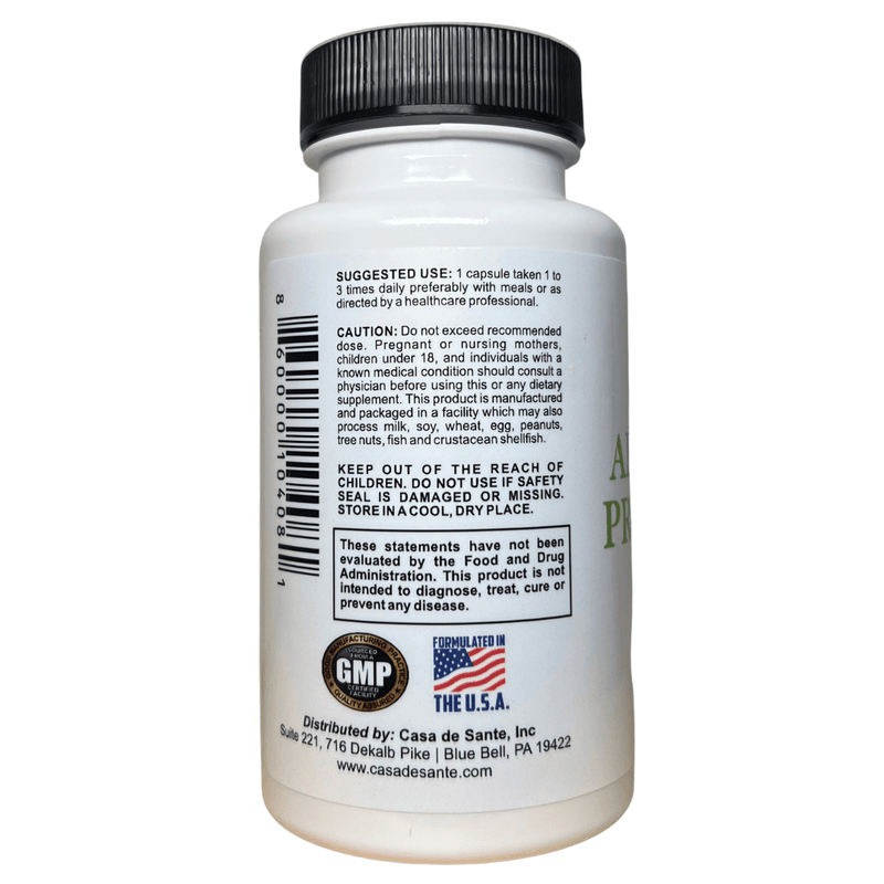 casa de sante Advanced Probiotics GI Support Low FODMAP Gut Friendly MD PhD Formulated Digestive Support Supplements White Smoke