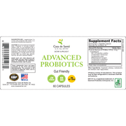 casa de sante Advanced Probiotics GI Support Low FODMAP Gut Friendly MD PhD Formulated Digestive Support Supplements White Smoke