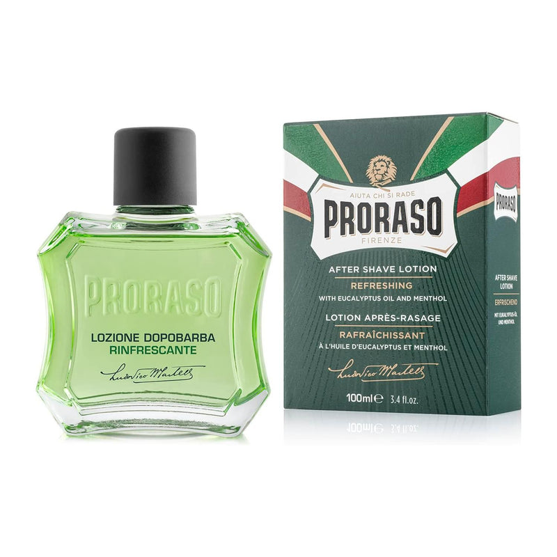 Proraso Proraso Aftershave With Eucalyptus Oil And Menthol  New Formula  3.4 Oz Aftershave Gray