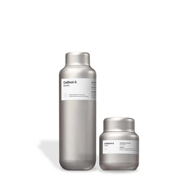PERCENT SCIENCE Cellinol-5 Anti-Aging Duo Set Booster & Cream Black