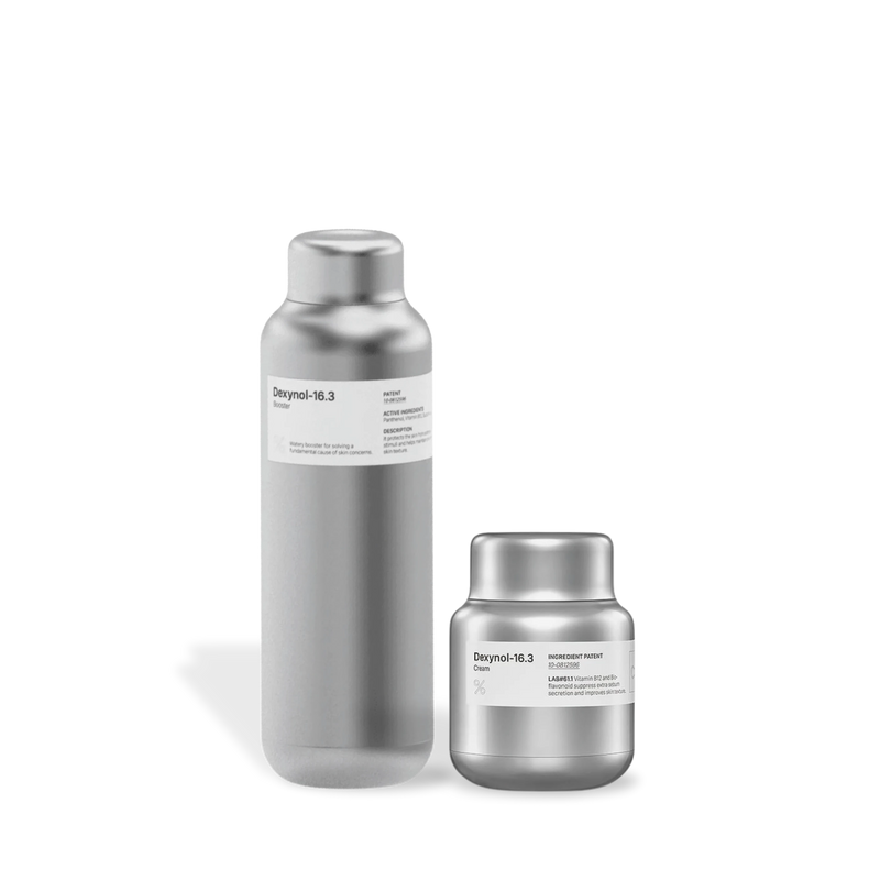 PERCENT SCIENCE Dexynol-16.3 Acne-Line Duo Set Booster & Cream Black