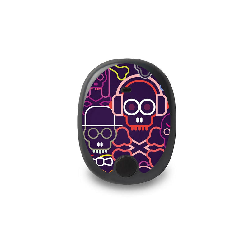 Peelz Psycho Skulls Eversense Smart Transmitter Peelz/Stickers White Smoke