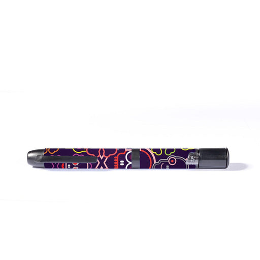 Peelz Psycho Skulls InPen - Smart Insulin Pen Peelz/Stickers White Smoke